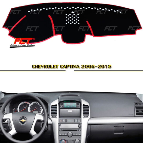 Cubre Tablero Chevrolet Captiva 2006 2008 2010 2012 2014 2015