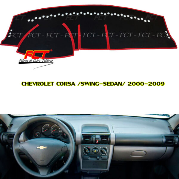 Cubre Tablero Chevrolet Corsa 2000 2001 2002 2003 2004 2005 2006 2007 2008 2009