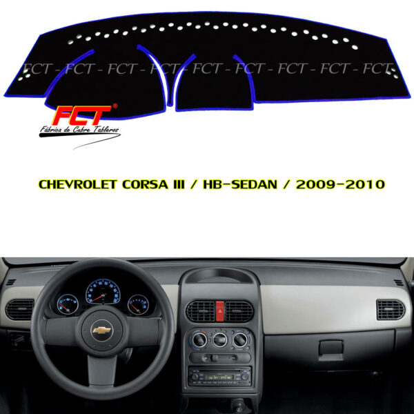 Cubre Tablero Chevrolet Corsa III HB-Sedan 2009 2010