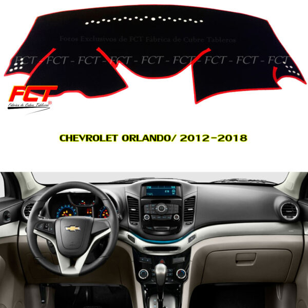 Cubre Tablero Chevrolet Orlando 2012 2013 2014 2015 2016 2017 2018