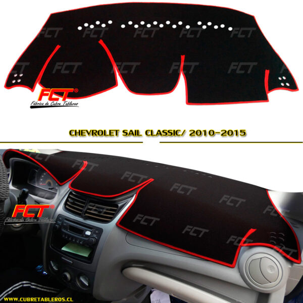 Cubre Tablero Chevrolet Sail Classic 2010 2011 2012 2013 2014 2015