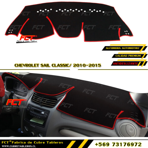Cubre Tablero Chevrolet Sail 2010 2011 2012 2013 2014 2015