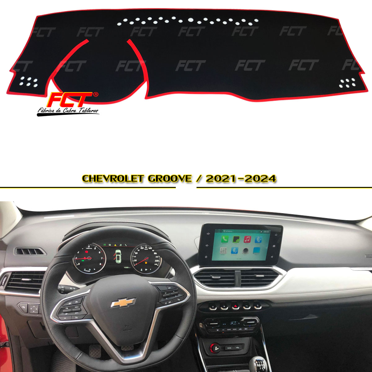 CUBRE-TABLERO-CHEVROLET-GROOVE-2021-2022-2023-2024