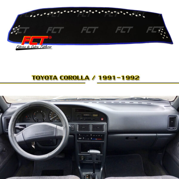 Cubre Tablero Toyota Corolla 1991 1992