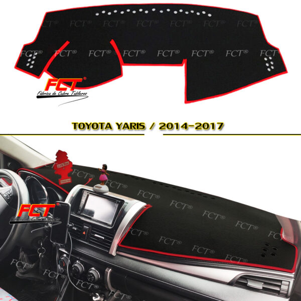 Cubre Tablero Toyota Yaris 2014 2015 2016 2017