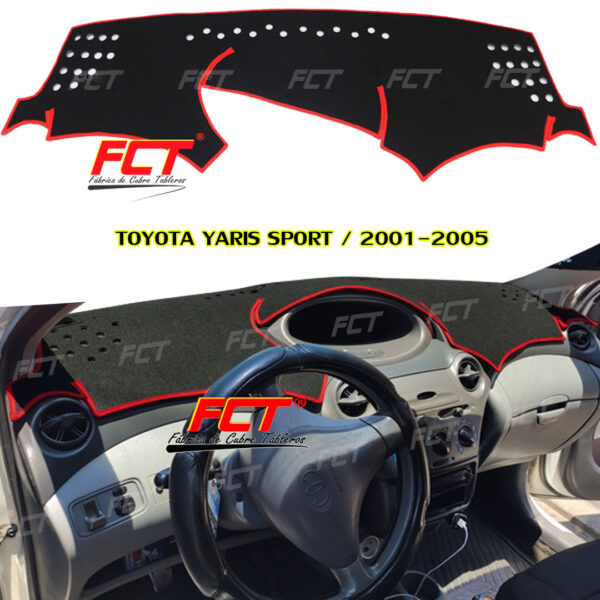 Cubre Tablero Toyota Yaris Sport 2000 2001 2002 2003 2004 2005