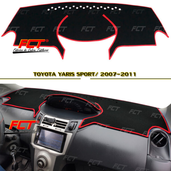 Cubre Tablero Toyota Yaris Sport 2007 2008 2009 2010 2011
