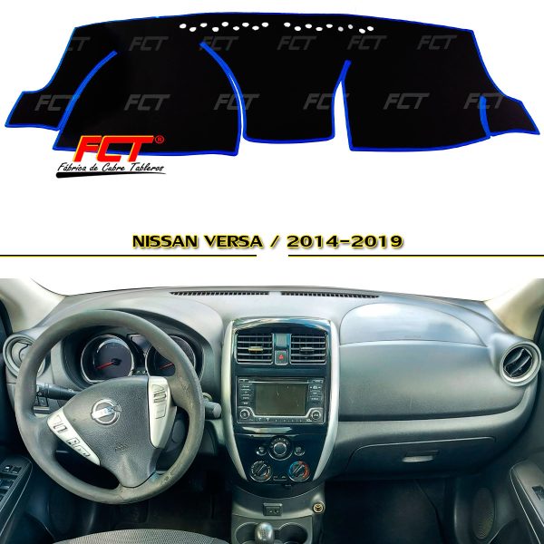 Cubre Tablero Nissan Versa 2014 2015 2016 2017 2018 2019
