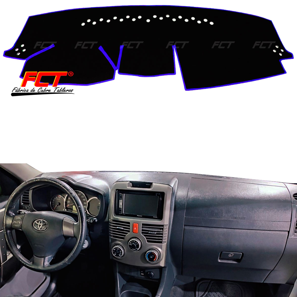 DAIHATSU TERIOS 2007-2017 ROJO FCT CUBRE TABLEROS