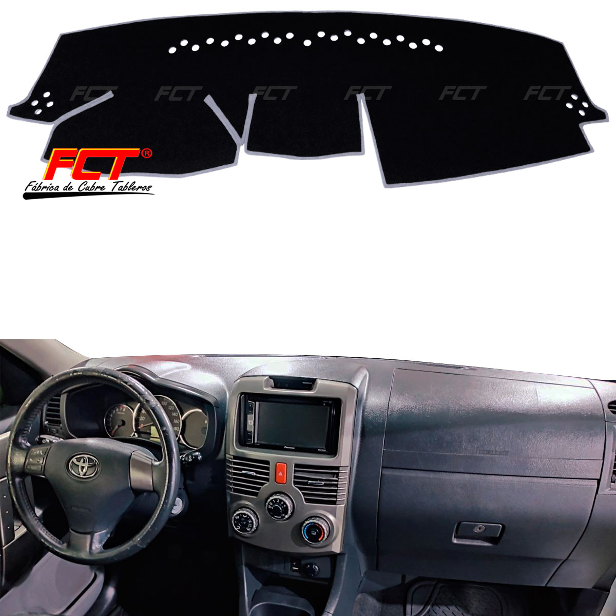 DAIHATSU TERIOS 2007-2017 ROJO FCT CUBRE TABLEROS