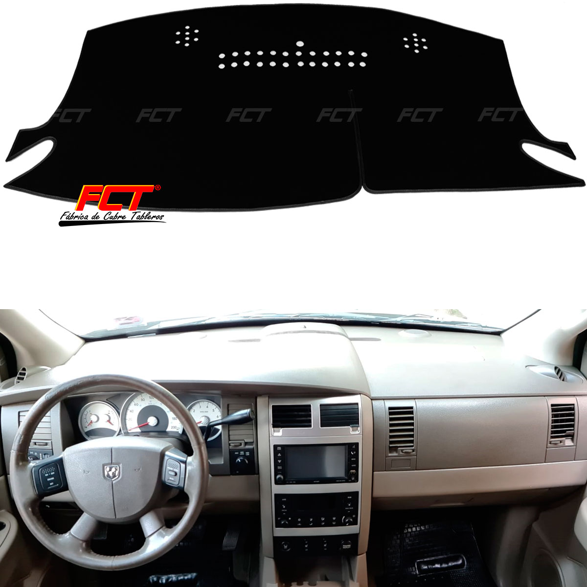 DODGE-DURANGO-2004-2009-NEGRO.FCT CUBRE TABLEROS
